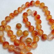 8mm nautral carnelian